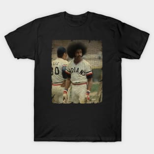 Oscar Gamble in Cleveland Guardians T-Shirt